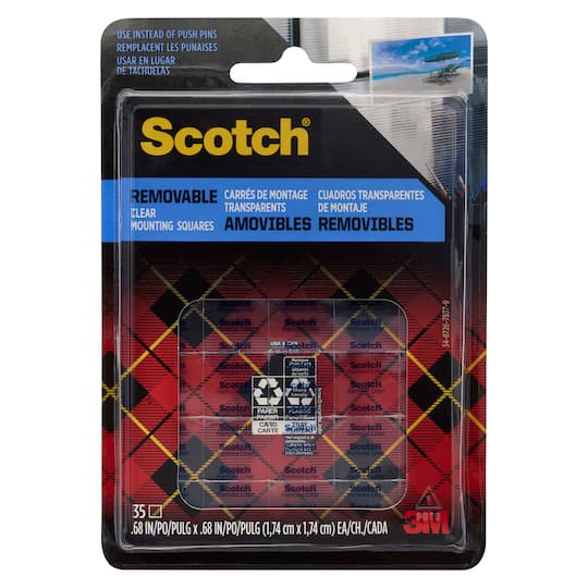 Scotch® Removable Mounting Tape Squares